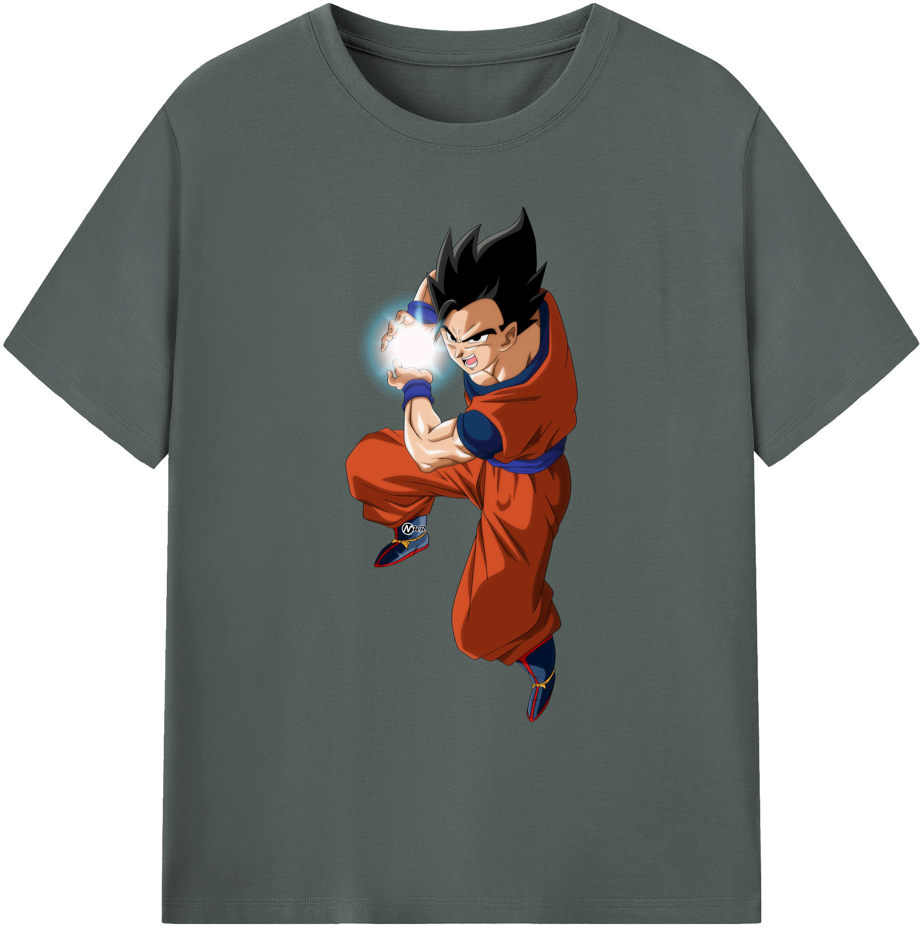 （画像用） ドラゴンボール 孫 悟飯（そんごはん）DRAGON BALL Son Gohan 綿100％ メンズ半袖Tシャツ｜肌触りやわらか＆通気性